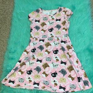 Girl’s Wonder Nation cat dress with pockets size XXL (18)